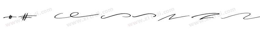 ZY Cherish字体转换
